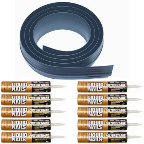 100 ft. Gray Garage Door Threshold Kit