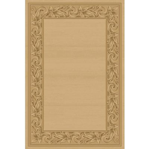 Elegant Embrace Cream 5 Feet 3 Inch x 7 Feet 5 Inch Area Rug