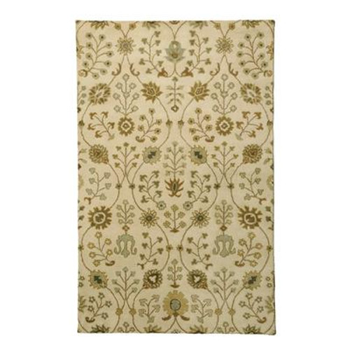 Cream Provencal  4 Ft. x 6 Ft. Area Rug