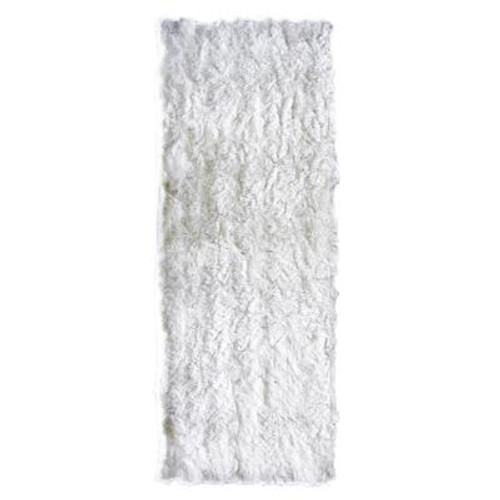 White So Silky 5 Ft. x 5 Ft. Area Rug