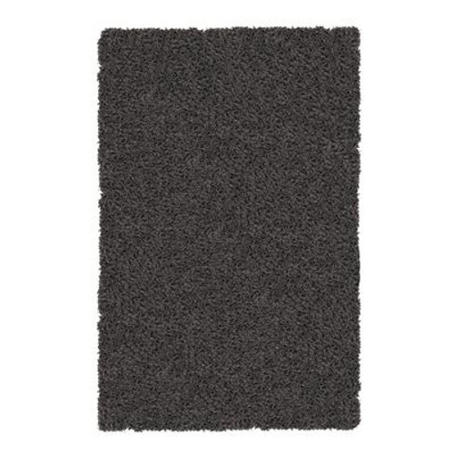 Charcoal Shag-a-liscious 4 Ft. x 6 Ft. Area Rug