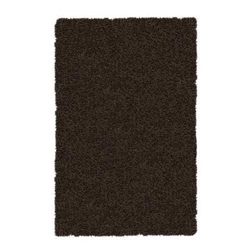 Chocolate Shag-a-liscious 4 Ft. x 6 Ft. Area Rug