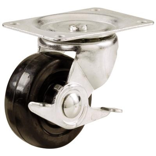 2-1/2 Inch  General Duty Swivel Casters w/Brake