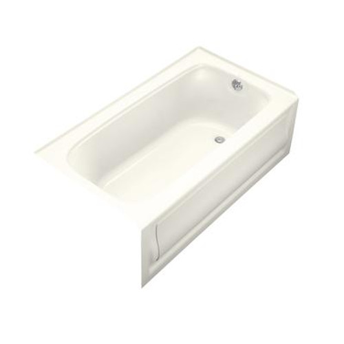 Bancroft 5 Foot Bath With Right-Hand Drain in Biscuit