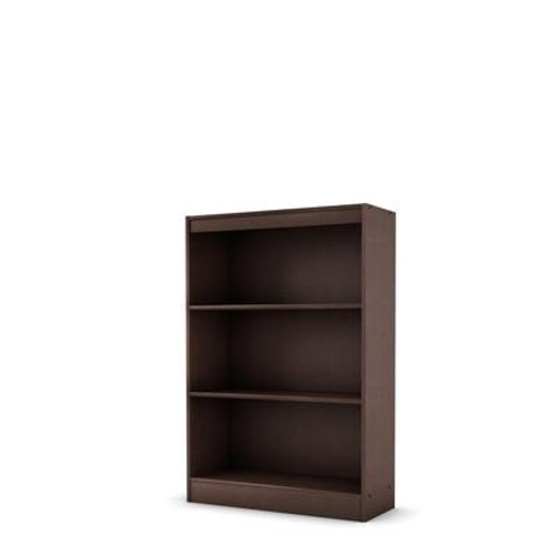 Freeport 3-Shelf Bookcase Chocolate