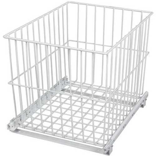 Roll-Out Wire Hamper - 11.4375 Wide x 14.625 Inches Tall