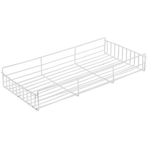 White Side-Mount Pantry Basket - 9 Inches Wide