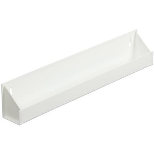 White Steel Sink Front Tray - 10.0625 Inches Wide