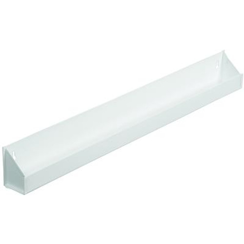 White Steel Sink Front Tray - 22.0625 Inches Wide