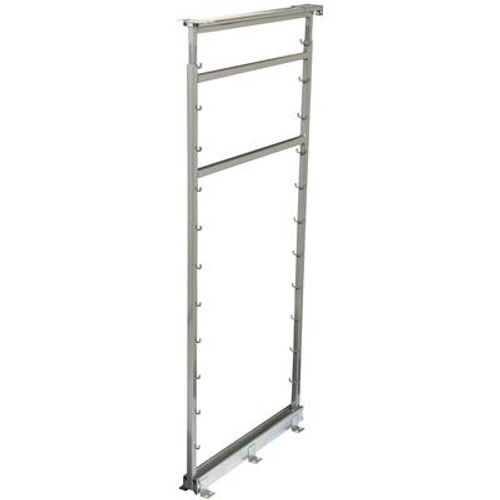 Side Mount Frosted Nickel Pantry Frame - 42.5 Inches to 49.375 Inches Tall