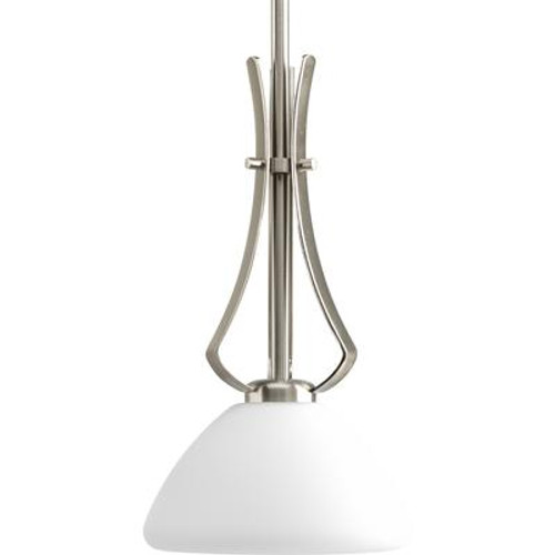 Rave Collection Brushed Nickel 1-light Mini-Pendant