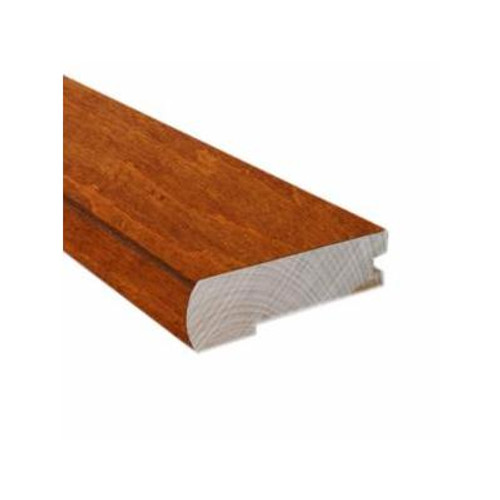 78 Inches Hand Scraped Flush Mount Stair Nose-Matches Spice Maple Click Flooring