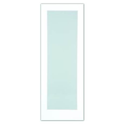 24X80 1 Lite French Door Primed With White Laminated Tempered Glass