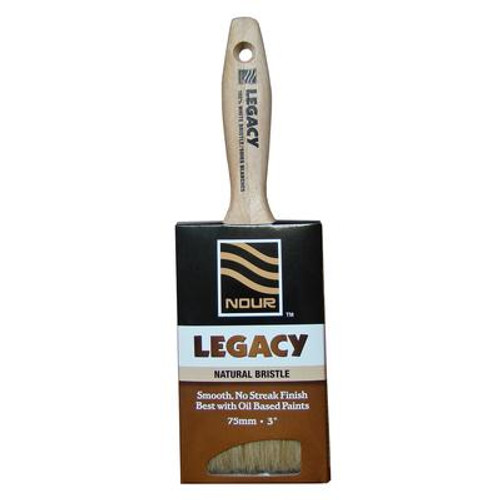 Legacy 3 Inches  White Bristle brush