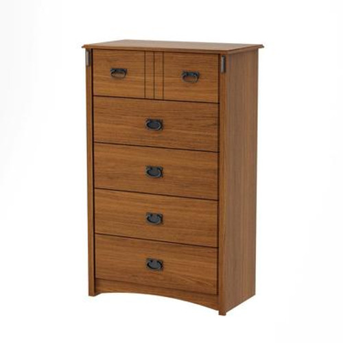 Tryon 5 Drawer Chest Roasted Oak