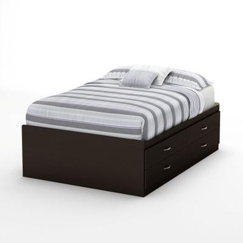 Lux Full Storage Bed Chocolate