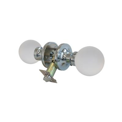 Moon Chrome Privacy LED Door Knob