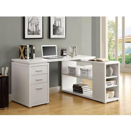 Computer Desk - White Left Or Right Facing Corner