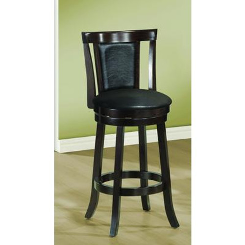 Barstool - 2Pcs / 43''H / Swivel / Cappuccino Bar Height