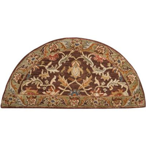 Brawley Chocolate Wool Hearth Accent Rug - 2 Ft. x 4 Ft. Area Rug