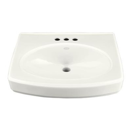 Pinoir Pedestal Basin Only in White