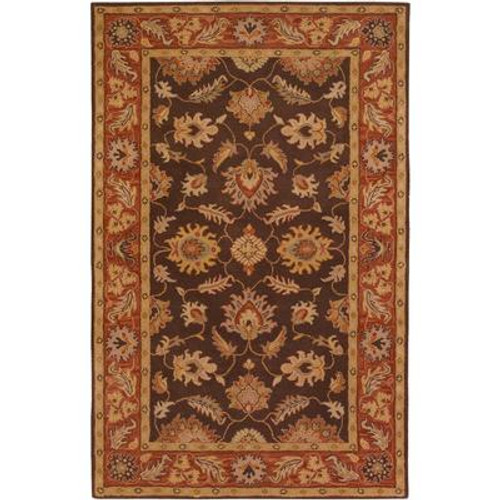 Cabris Chocolate Wool  - 4 Ft. x 6 Ft. Area Rug