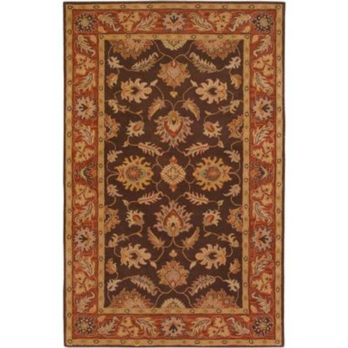 Cabris Chocolate Wool  - 7 Ft. 6 In. x 9 Ft. 6 In. Area Rug