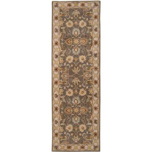 Berkeley Charcoal Wool Runner - 2 Ft. 6 In. x 8 Ft. Area Rug