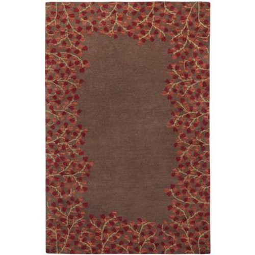 Alturas Chocolate Wool 6 Ft. x 9 Ft. Area Rug