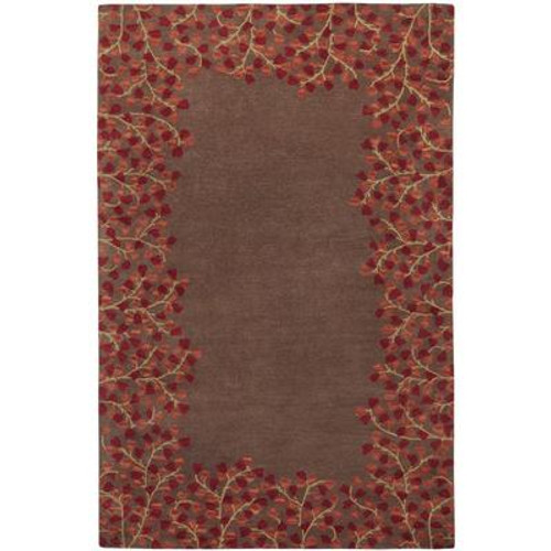 Alturas Chocolate Wool 7 Ft. 6 In. x 9 Ft. 6 In. Area Rug