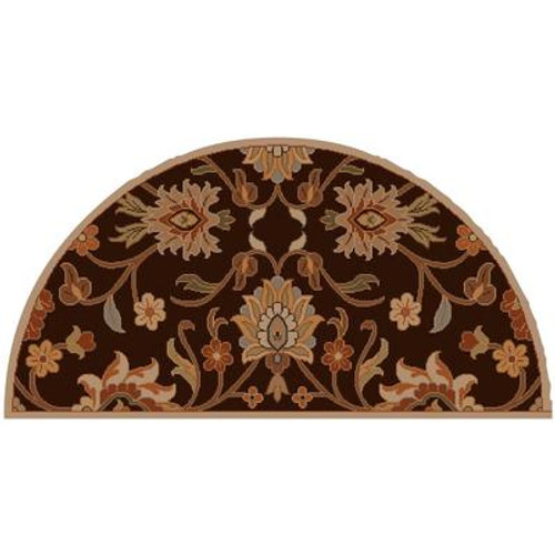 Dachstein Chocolate Wool Hearth Accent Rug - 2 Ft. x 4 Ft. Area Rug