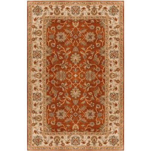 Paillet Terracotta Wool  - 12 Ft. x 15 Ft. Area Rug