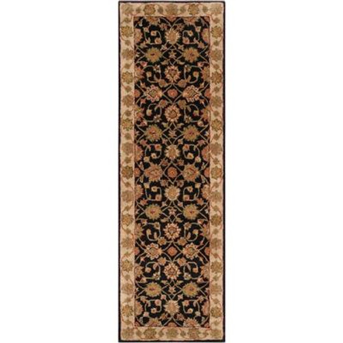 Palaiseau Charcoal Wool Runner - 2 Ft. 6 In. x 8 Ft. Area Rug