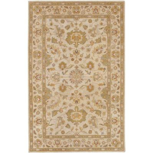 Palaja Beige Wool  - 12 Ft. x 15 Ft. Area Rug