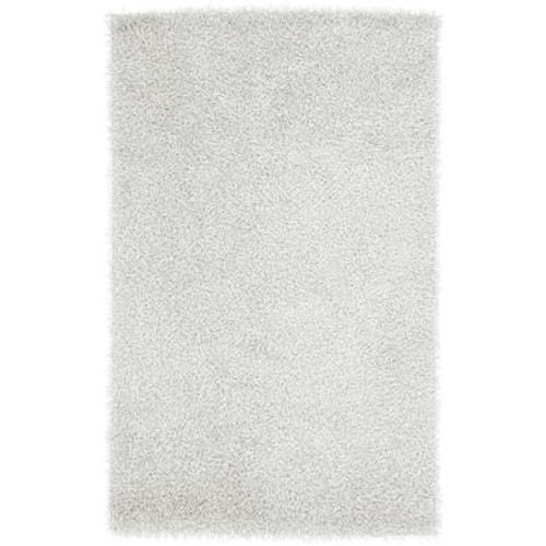 Richmond White Polyester 2 Ft. 6 In. x 4 Ft. 2 In. Accent Rug