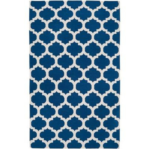 Taillades Royal Blue Wool Accent Rug - 2 Ft. x 3 Ft. Area Rug