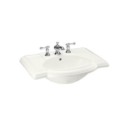 Devonshire Lavatory Basin in White