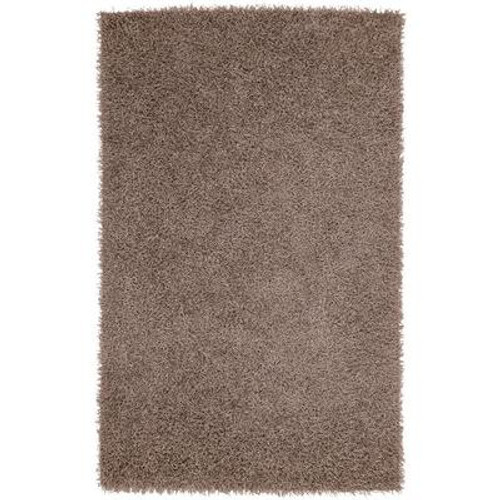 Quesnel Silver Polyester 1 Ft. 9 In. x 2 Ft. 10 In. Accent Rug