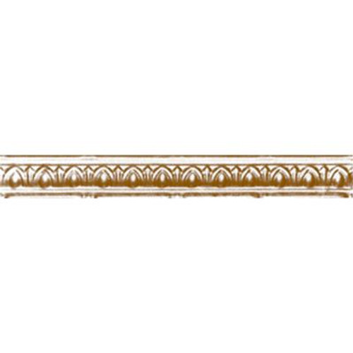 Brass Plated Steel Cornice 2 Inches Projection x 2 Inches Deep x 4 Feet Long