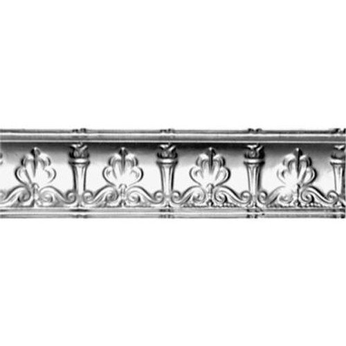 Lacquer Finish Steel Cornice 4  Inches  Projection x 4  Inches  Deep x 4 Feet Long