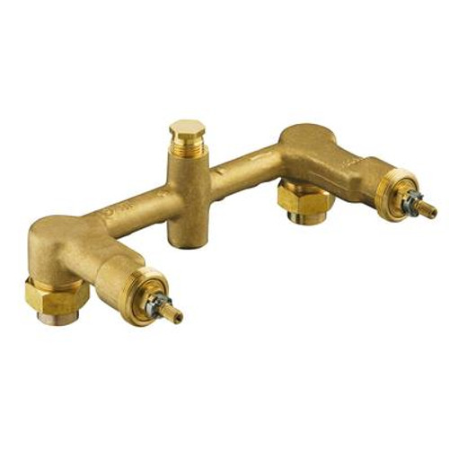 Ceramic Wall-Mount Two-Handle Valve System