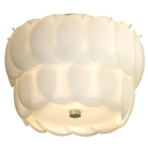 Trend Lighting 1 Light Ceiling White Incandescent Flush Mount