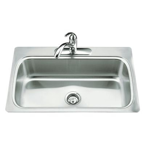Verse(Tm) Single-Basin Self-Rimming Kitchen Sink