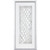 34 In. x 80 In. x 6 9/16 In. Halifax Nickel Full Lite Left Hand Entry Door with Brickmould