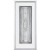 32 In. x 80 In. x 4 9/16 In. Providence Nickel Full Lite Right Hand Entry Door with Brickmould
