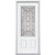 36 In. x 80 In. x 6 9/16 In. Elmhurst Antique Black 3/4 Lite Left Hand Entry Door with Brickmould