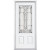 34 In. x 80 In. x 4 9/16 In. Chatham Antique Black 3/4 Lite Right Hand Entry Door with Brickmould