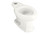 Portrait Elongated Toilet Bowl in White