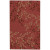 Blossoms Rust Wool 9 Ft. x 12 Ft. Area Rug