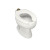 Wellcomme(Tm) Elongated Toilet Bowl in White